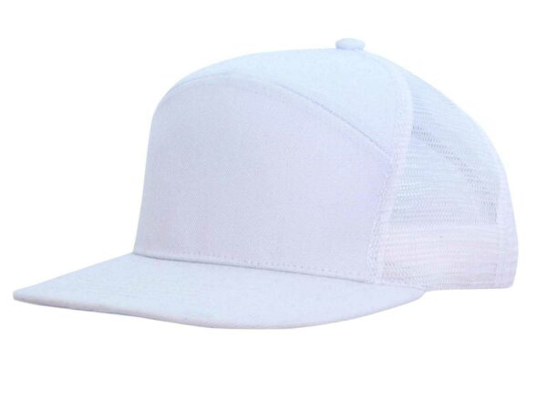 Premuim American Twill A Frame Cap with Mesh Back. HW-4154 - Image 3