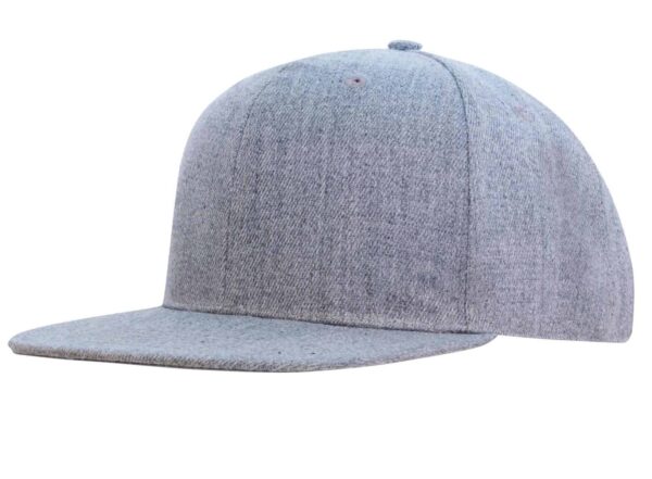 Premium American Twill Flat Peak Cap. HW-4158 - Image 2