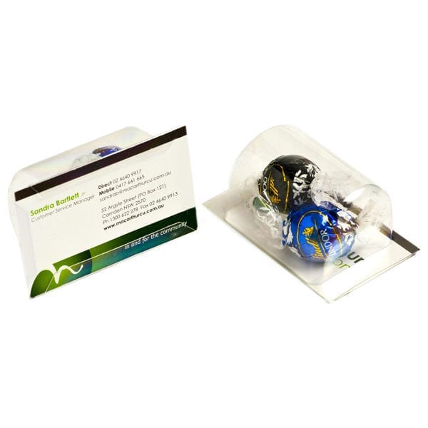 Business card packs -  lindt balls CC001M