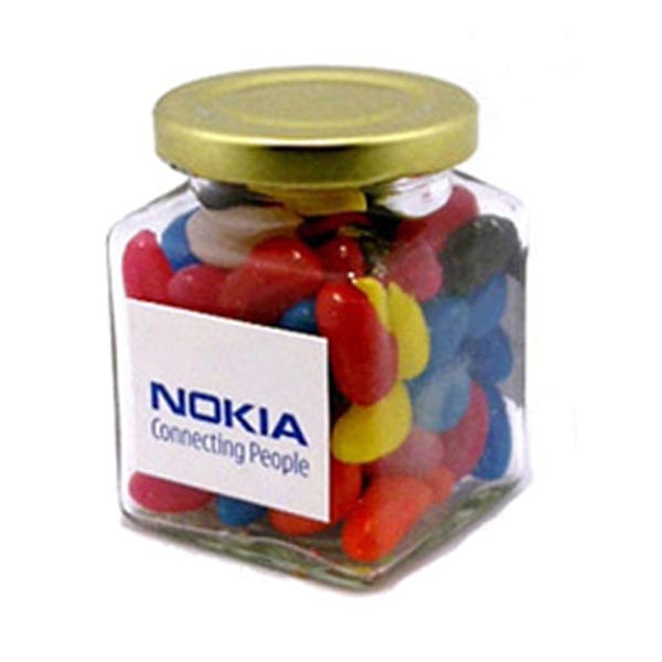 Square jar - jelly beans CC022A