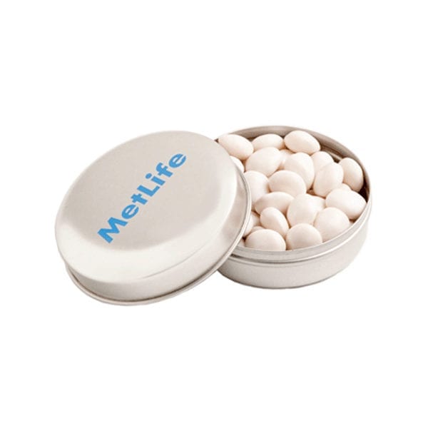 Round Candle Tin filled -  Mints or Musks CC046B