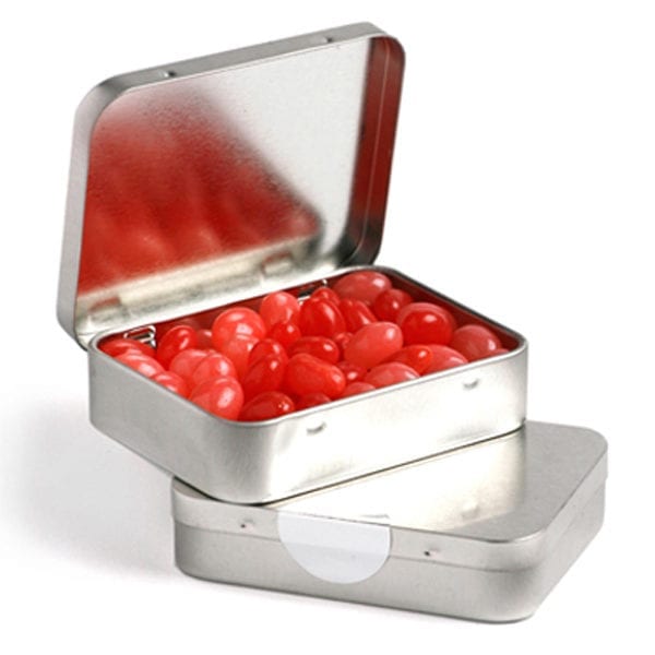 Rectangle Hinge Tin filled -  Jelly Beans CC048A