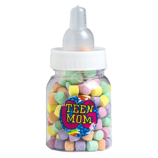 Baby bottles filled -  rainbows CC065F