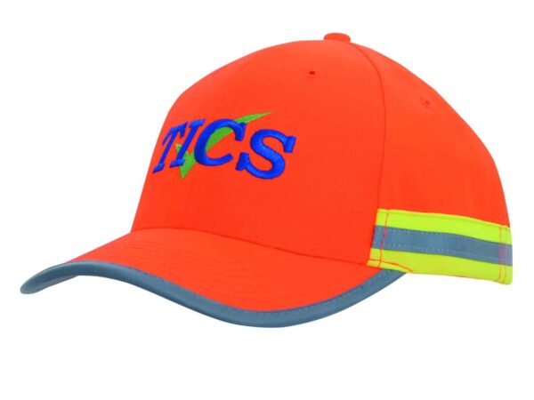 Hi Vis Cap with Reflective Tape HW-3030