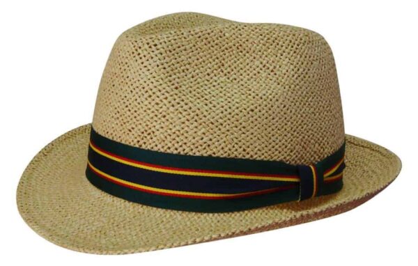 Fedora Style String Straw Hat. HW-4287