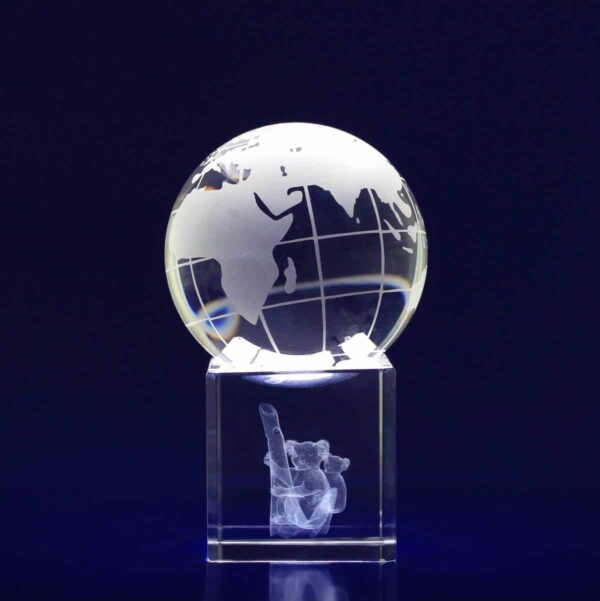 Spinning Globe Trophy. I-GLB6