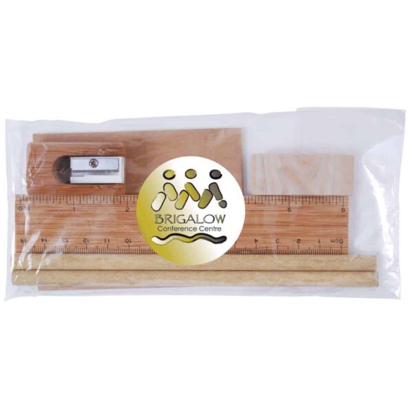 Bamboo Stationery Set in Cello Bag LL2134