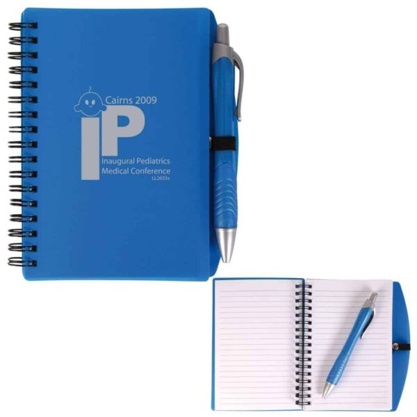 Scribe Spiral Notebook with Pen. LL2655