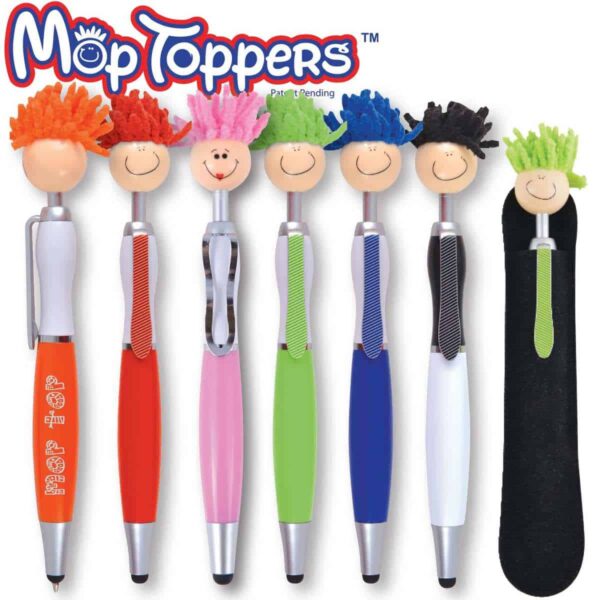 Mop Top Ballpoint Pen / Stylus. LL4600