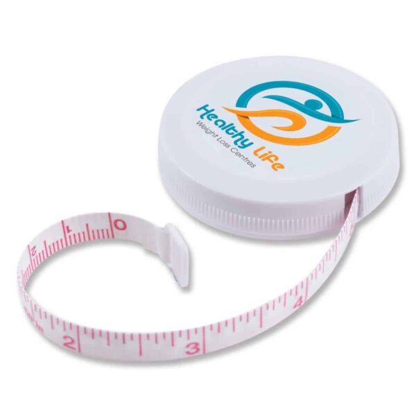 White Styleline Tape Measure. LL496