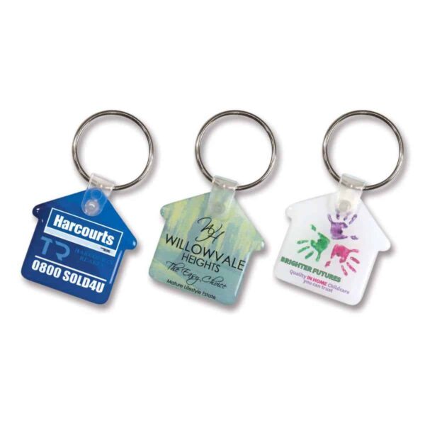 Flexi Resin Key Ring - House TC-105796