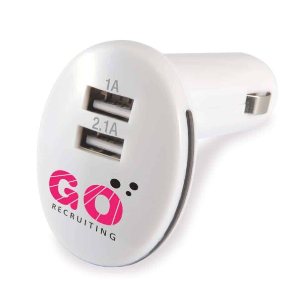 Monza Dual USB Outlet Car Charger. LL0007