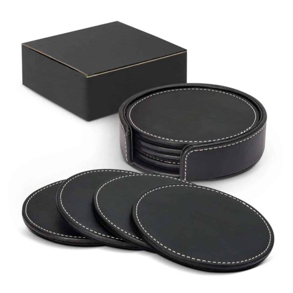 Brooklyn Coaster Set (PU faux leather)     TC-111940