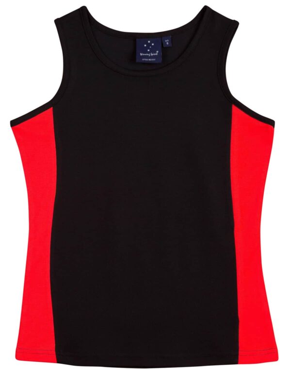 Kids' Teammate Singlet S-TS19K - Image 2