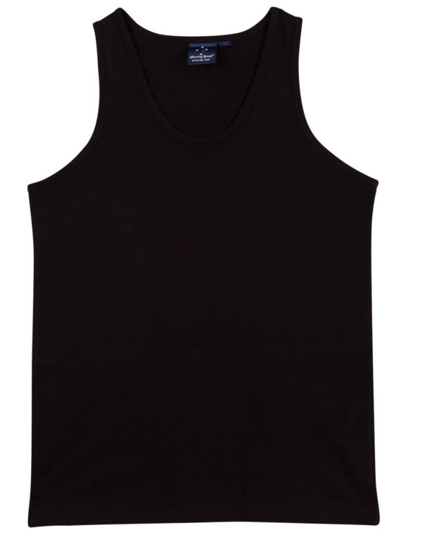 Men's Cotton Trainer Singlet S-TS18 - Image 2