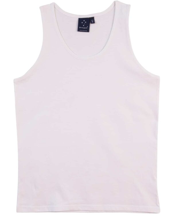 Men's Cotton Trainer Singlet S-TS18 - Image 3