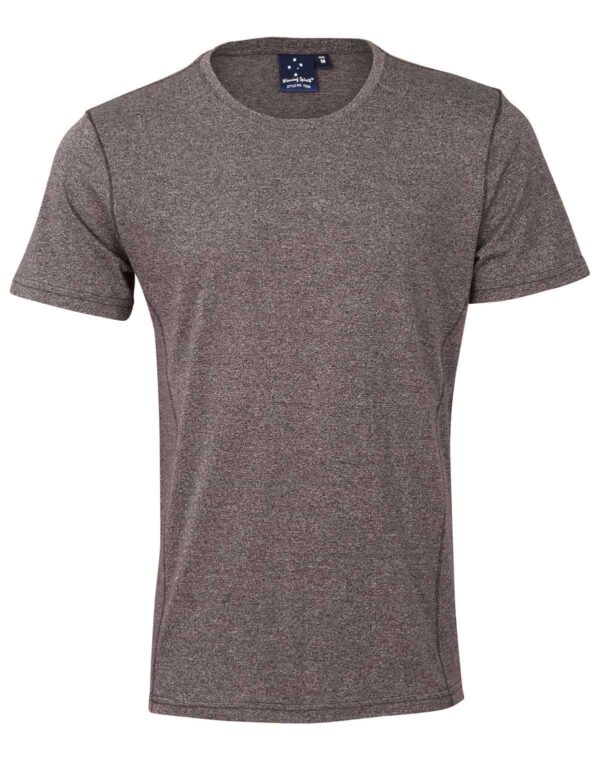 140gsm Mens' High Performance Heather Tee SH-TS27 - Image 4