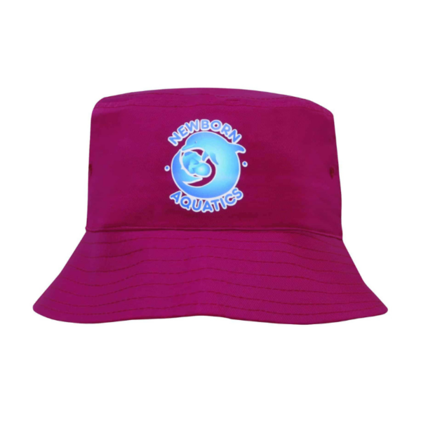 Breathable Poly Twill Childs Bucket Hat. HW-3939