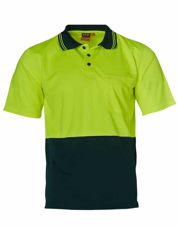 High Visibility CoolDry Short Sleeve Polo S-SW01CD - Image 3