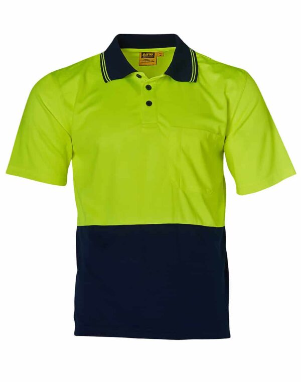 High Visibility CoolDry Short Sleeve Polo S-SW01CD - Image 4