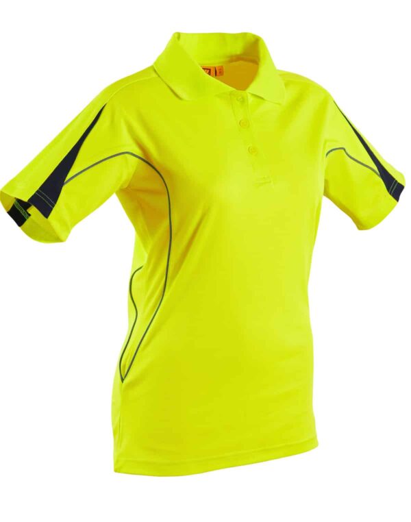 Hi-Vis Legend Short Sleeve Polo - Ladies S-SW26A - Image 3