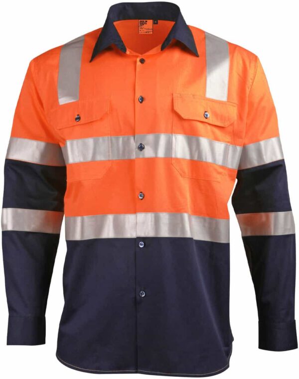 Biomotion Day/Night Light Weight Safety Shirt with X Back Tape Configuration SH-SW70 - Image 2