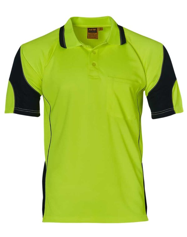 Alliance Short Sleeve Safety Polo - Unisex S-SW71 - Image 3