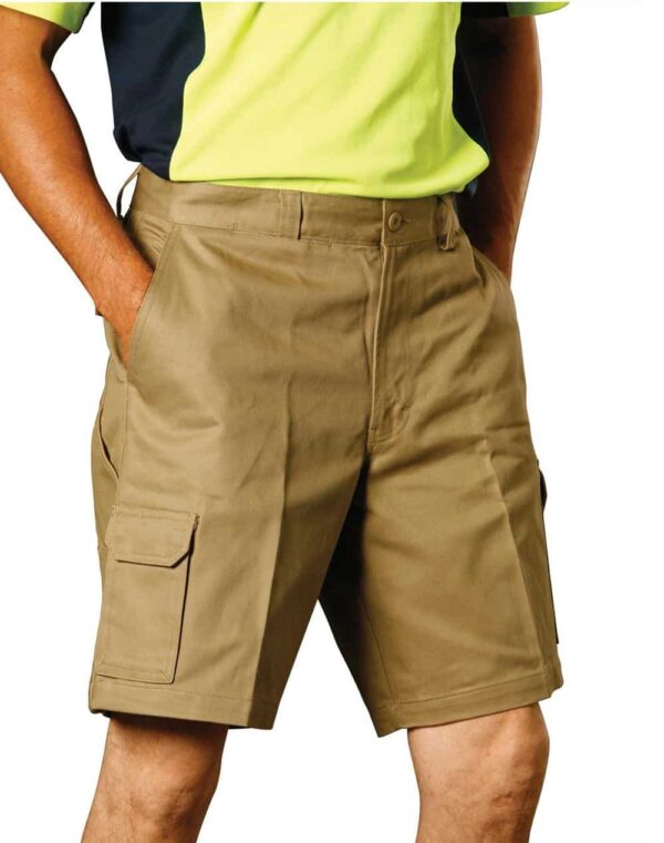 Men's Heavy Cotton Pre-Shrunk Drill Shorts SH-WP06