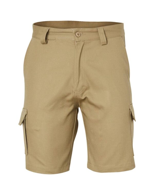 Men's Heavy Cotton Pre-Shrunk Drill Shorts SH-WP06 - Image 3