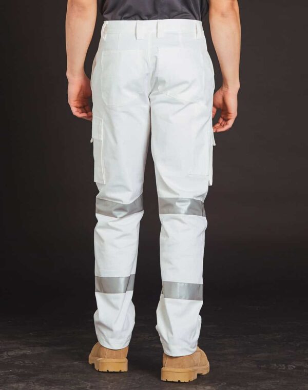 Hi-Vis Mens White Safety Pants SH-WP18HV - Image 2