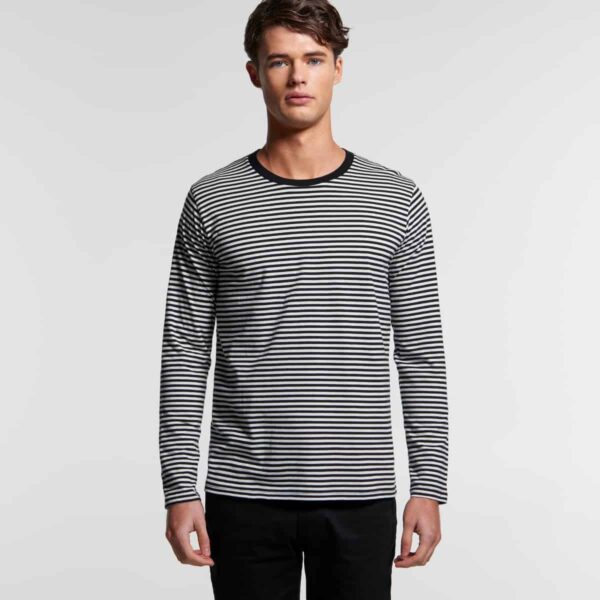 AS Colour Mens Bowery Stripe L/S Tee AS-5061