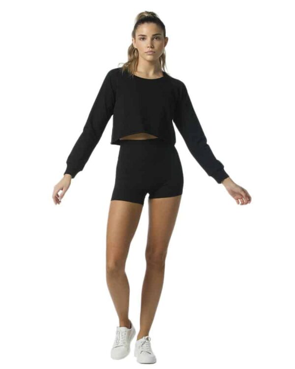 Active Basics Cropped Crew Neck AC-AB402 - Image 2