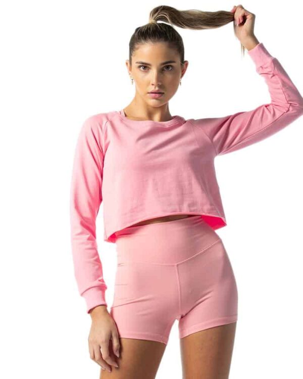 Active Basics Cropped Crew Neck AC-AB402