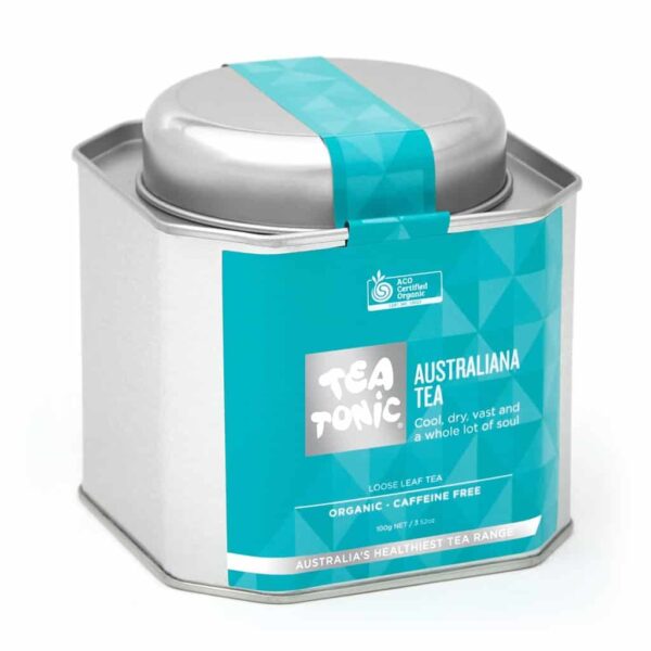 Australia tea in metal caddy - Tea Tonic looseleaf tea           TT-AUTT