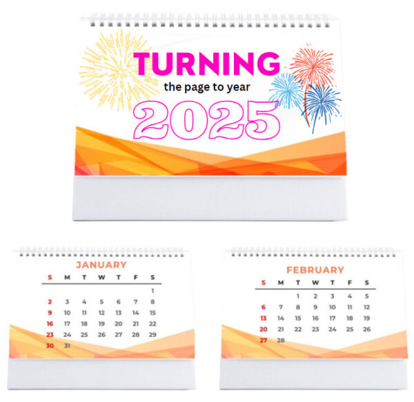 2025 Desk Calendar            PC-PCS090