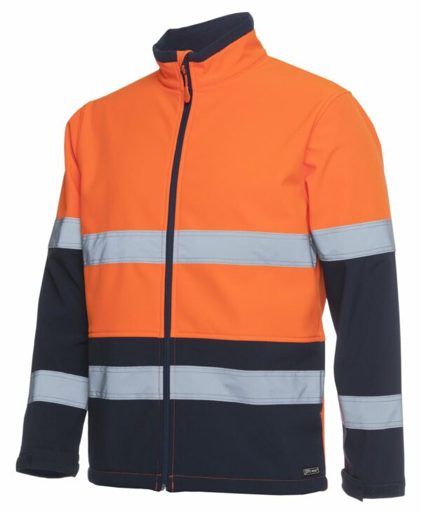 Hi Vis (D + N) Three Layer Softshell Jacket JB-6DWJ