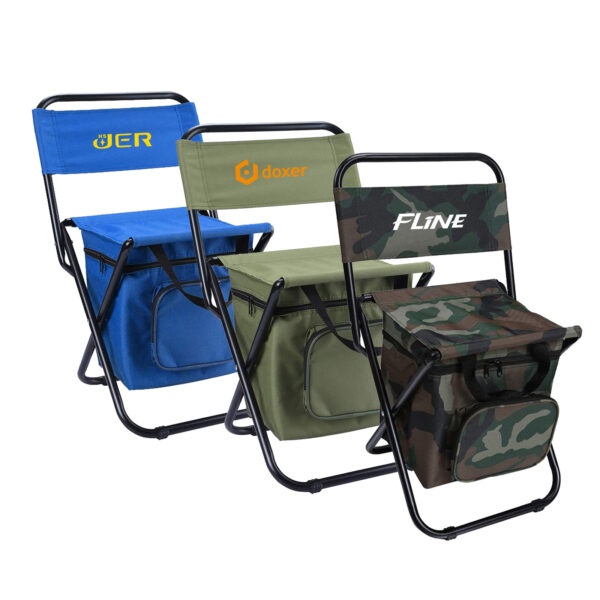 Kids & Adult Foldable Camping Chair with Cooler Bag.  PCH322