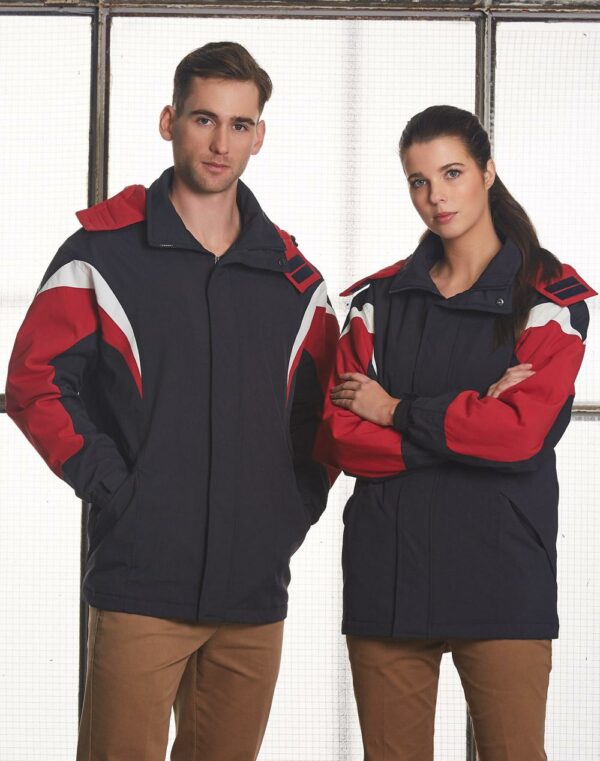 BATHURST Tri-Colour Jacket With Hood Unisex     SH-JK28