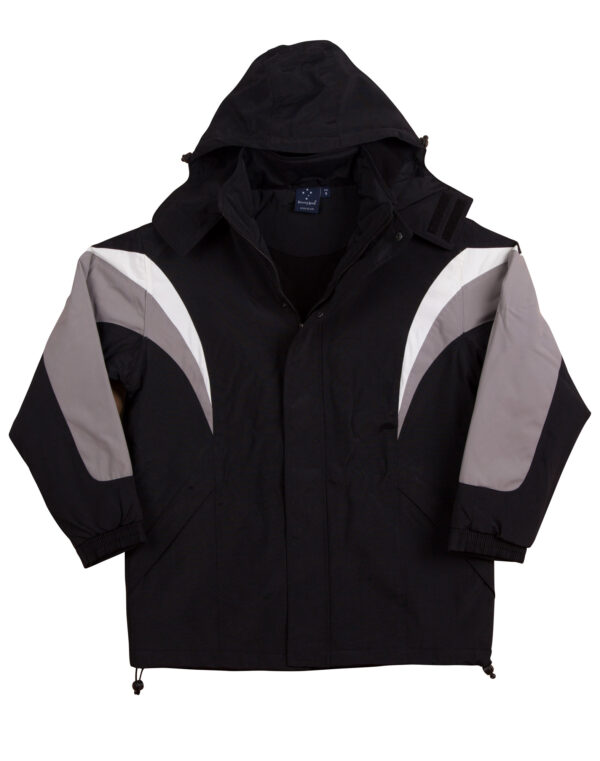 BATHURST Tri-Colour Jacket With Hood Unisex     SH-JK28 - Image 5