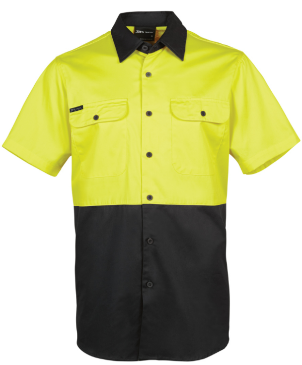 Hi Vis S/S 150G Work Shirt JB-6HWSS - Image 2