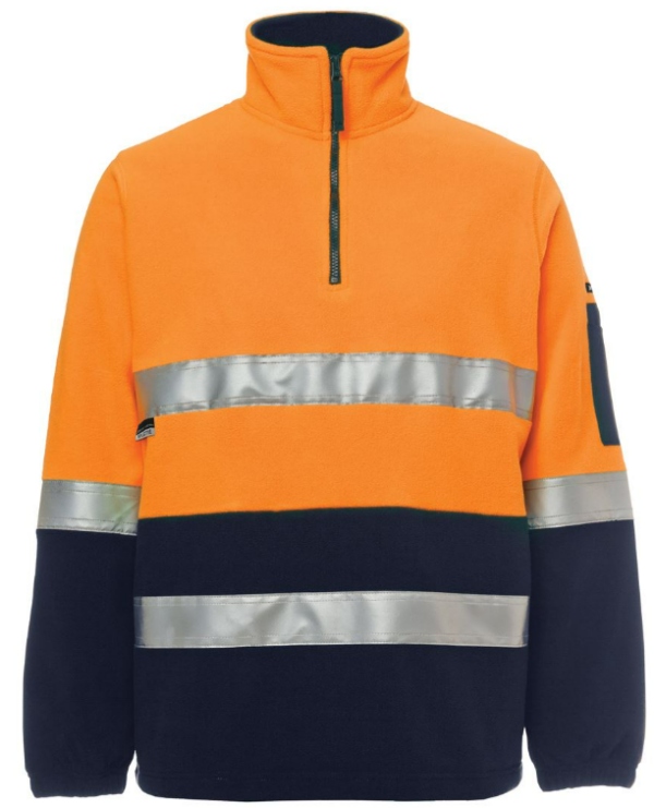 Hi Vis (D+N) 1/2 Zip Polar JB-6DNPF