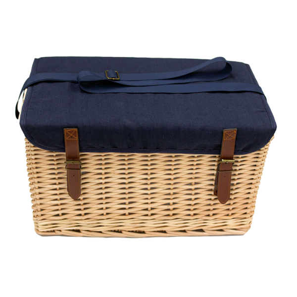 Trekk Wicker Basket With Picnic Table.  N-TK1046