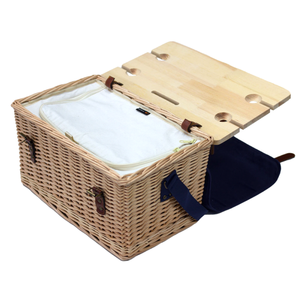 Trekk Wicker Basket With Picnic Table.  N-TK1046 - Image 3