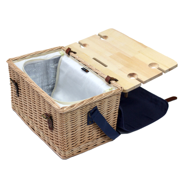 Trekk Wicker Basket With Picnic Table.  N-TK1046 - Image 4