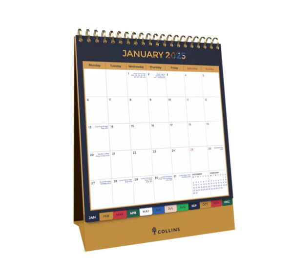 Edge Mira -Desk - Month-to-View - 2025 Calendar Year Diary/Planner. CD-EDMRDC-25 - Image 2