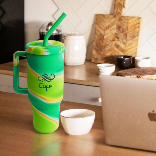 1200ml Custom Silicone Cup with Handle PC-PCD033 - Image 2