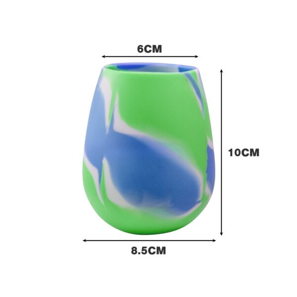 Custom Egg Shaped Silicone Cup     PC-PCD036 - Image 6