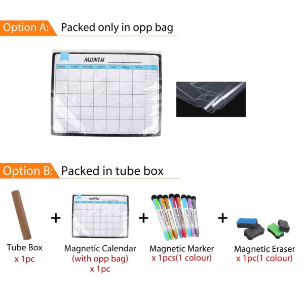 Erasable Magnetic Calendar Planner. PC-PCH280 - Image 3