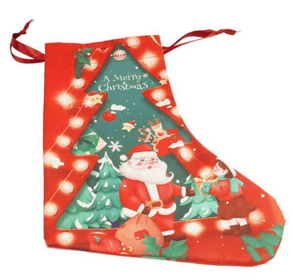 Santa Sock Gift Tote H-OA034