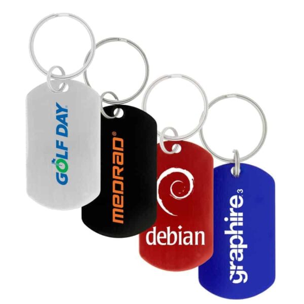 Dog Tag Keychain H-K170